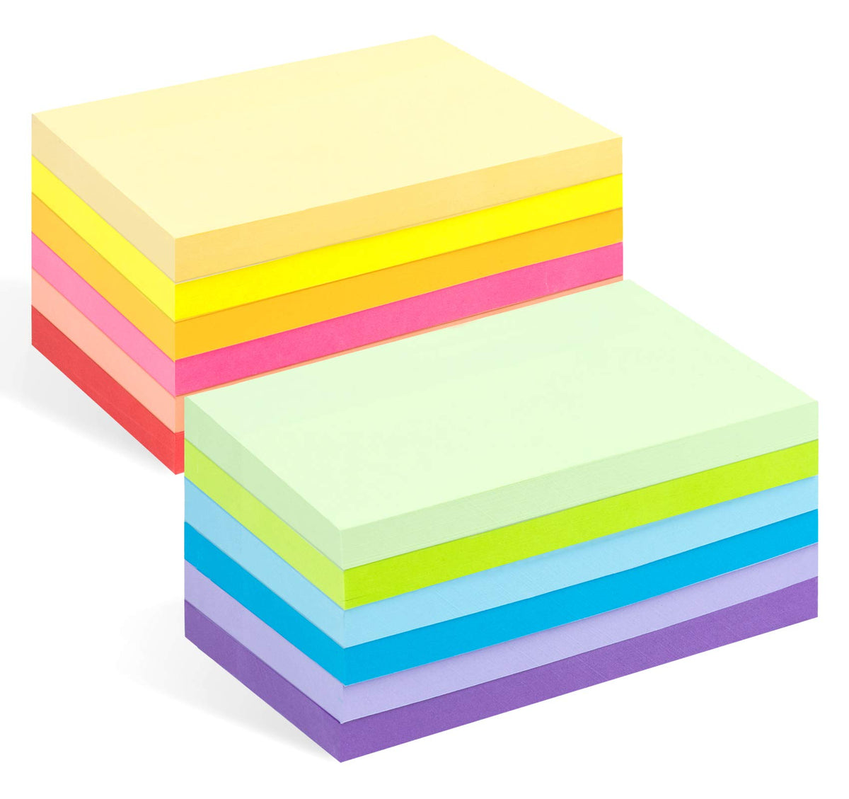 12 Pads Sticky Notes Large, 3 x 5'' Self-Stick Note Pads Recyclable,100 Sheets/Pad Super Sticking Power 76x127mm,1200 Sheets Clean Removal Notepads, Easy to Post for Note Taking,to Do Lists(Yellow)