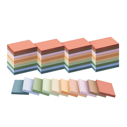 (50 Pads) Sticky Notes 1.5x2, 10 Colors Self Sticky Notes, Sticky Pads