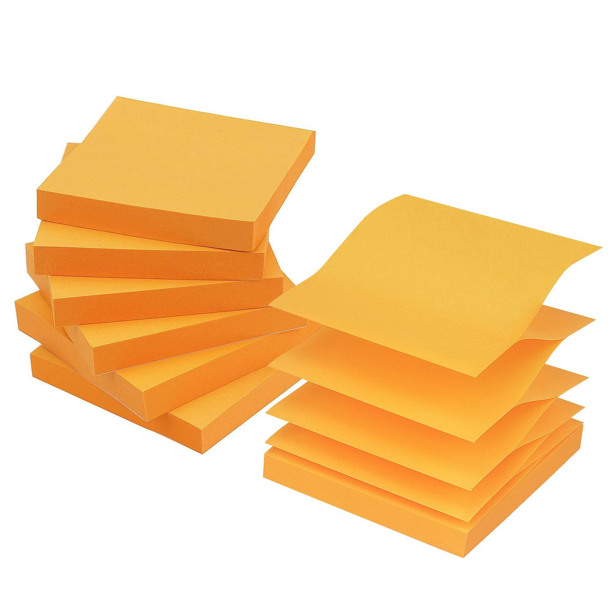 Early Buy Pop Up Sticky Notes 3x3 in, Yellow, 6 Pads, 100 Sheets, Refills
