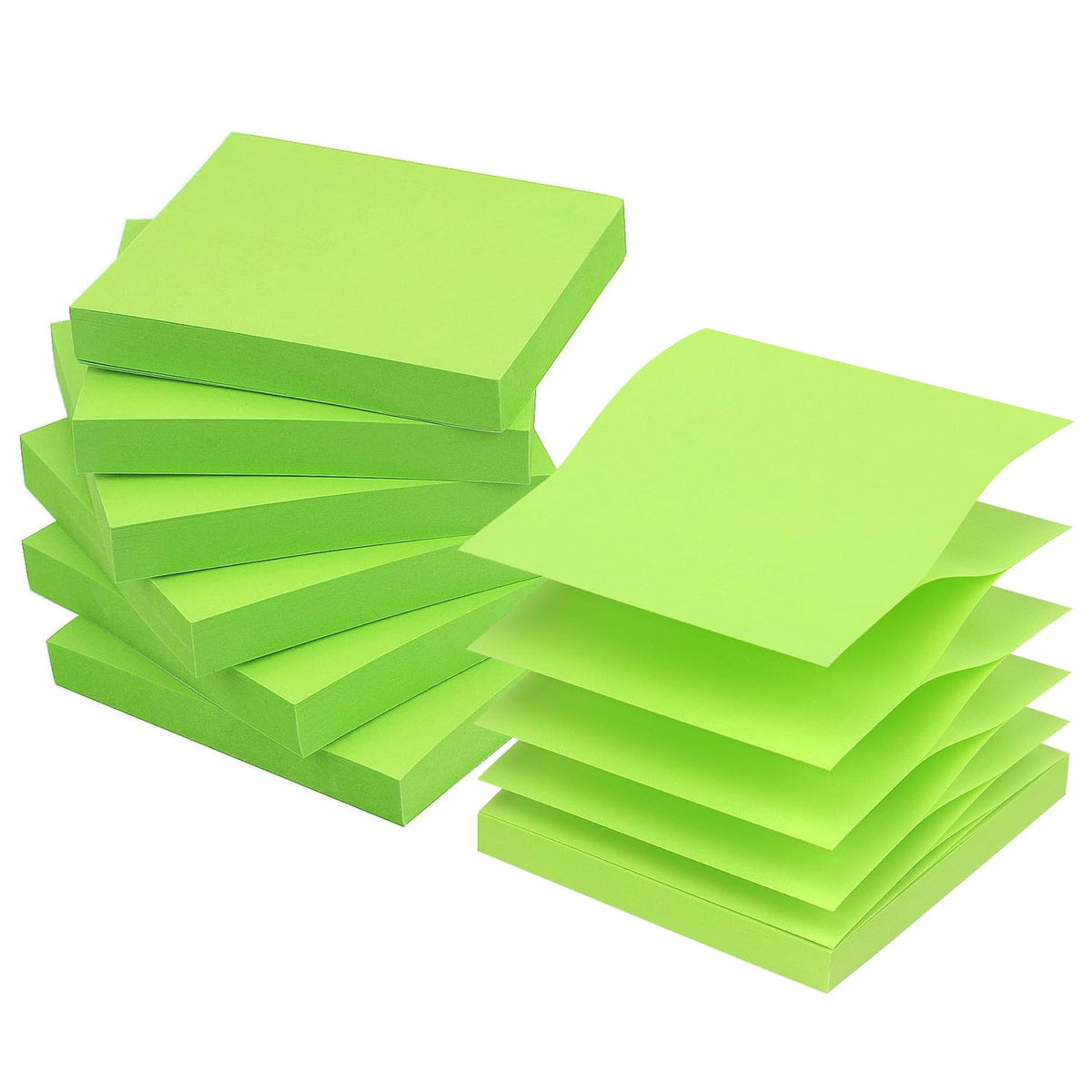Early Buy Pop Up Sticky Notes 3x3 in, Yellow, 6 Pads, 100 Sheets, Refills