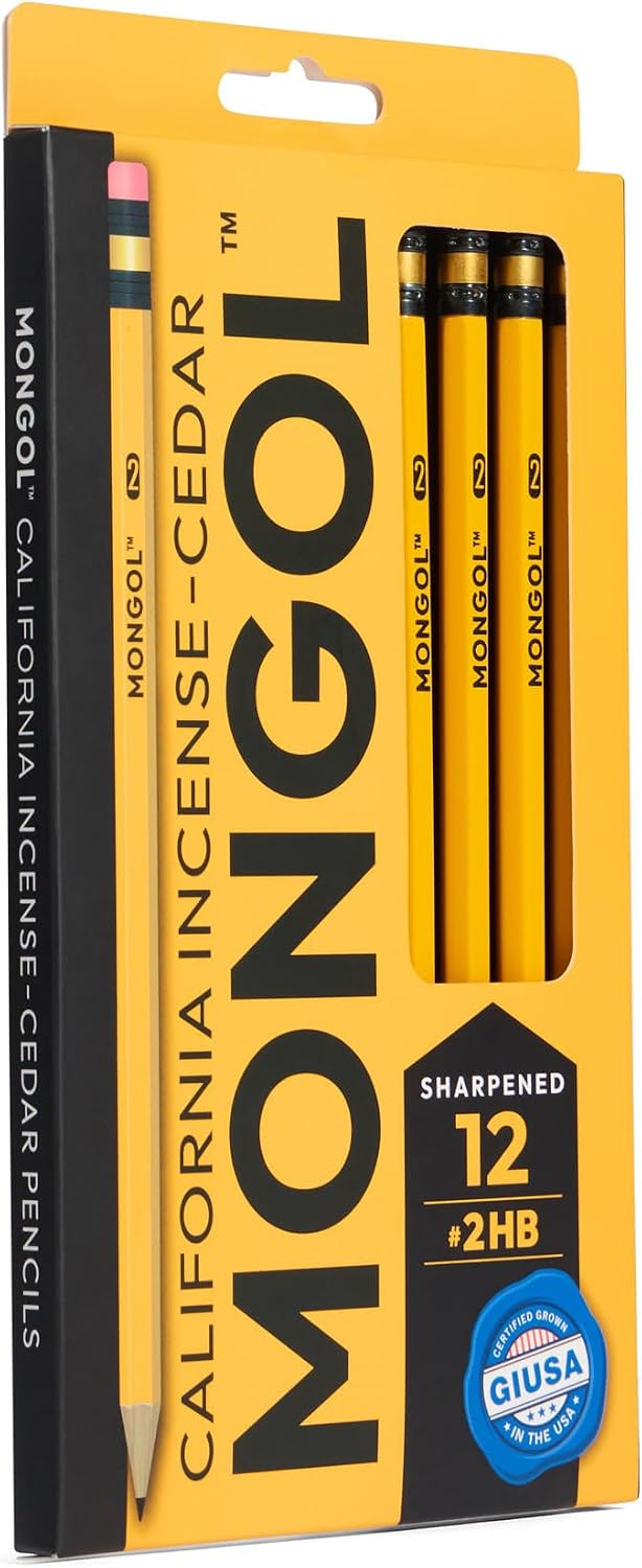 Mongol Classic Incense Cedar #2 Pencil - 12-Pack – Pre-sharpened