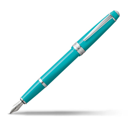 Cross Bailey Light Polished Blue Fountain Pen, Extra-Fine Nib