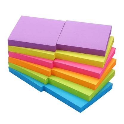Sticky Notes 3x3 Inch, 6 Pack, Bright Colors, 100 Sheets/Pad, 600 Total