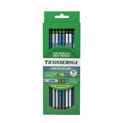 Ticonderoga Wood-Cased Pencils, Pre-Sharpened, #2 HB Soft, Pastel Colors