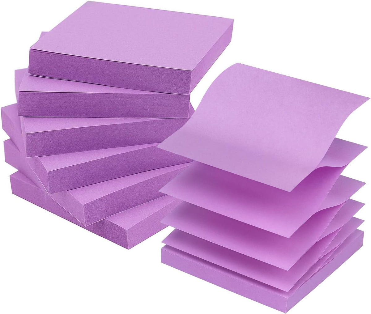 Early Buy Pop Up Sticky Notes 3x3 in, Yellow, 6 Pads, 100 Sheets, Refills