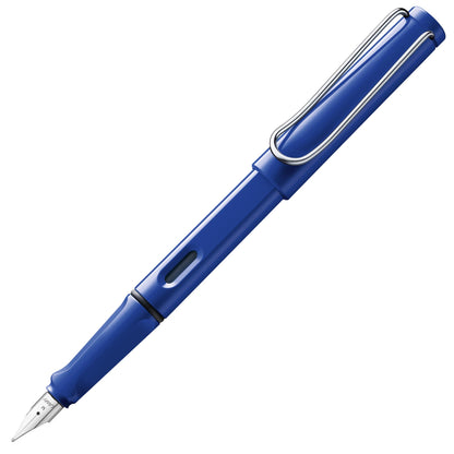 LAMY safari yellow - Fountain Pen with ergonomic grip & polished steel nib in size M - ideal for any Writing & Calligraphy - including LAMY T 10 blue cartridge - Right-Handed