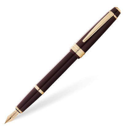 Cross Bailey Light Polished Blue Fountain Pen, Extra-Fine Nib