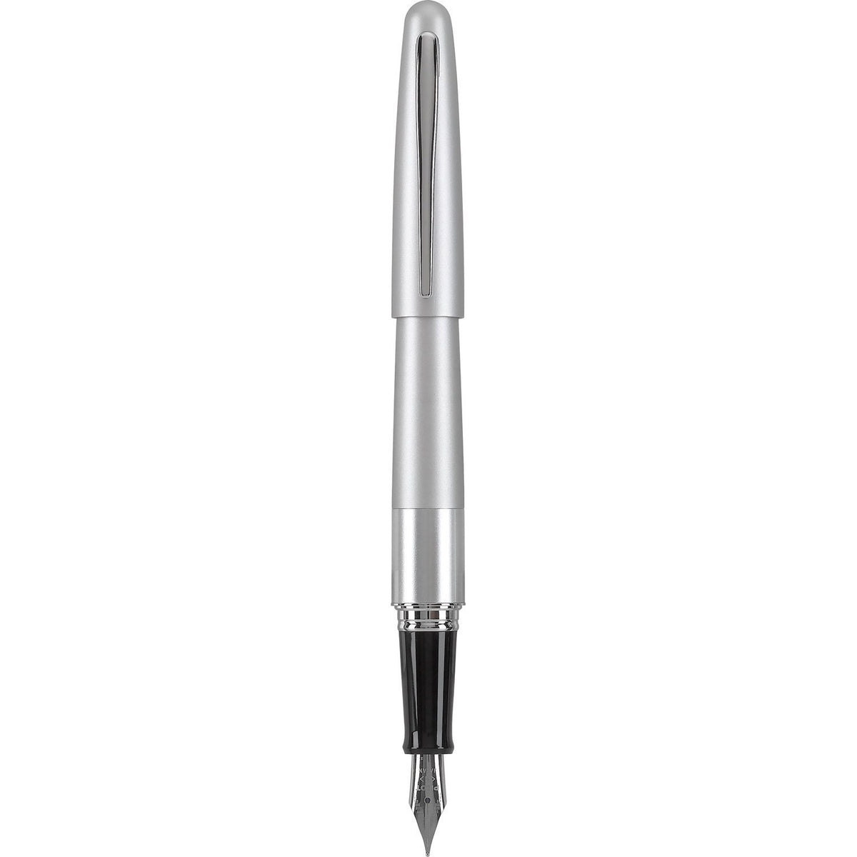 PILOT Metropolitan Collection Fountain Pen, Black Barrel, Classic Design, Medium Nib, Black Ink (91107)