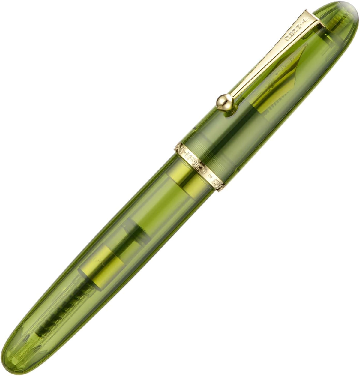 Jinhao 9019 Fountain Pen Dadao Series Green Acrylic #8 Heartbeat Fine Nib Large Converter Smooth Writing Instrument