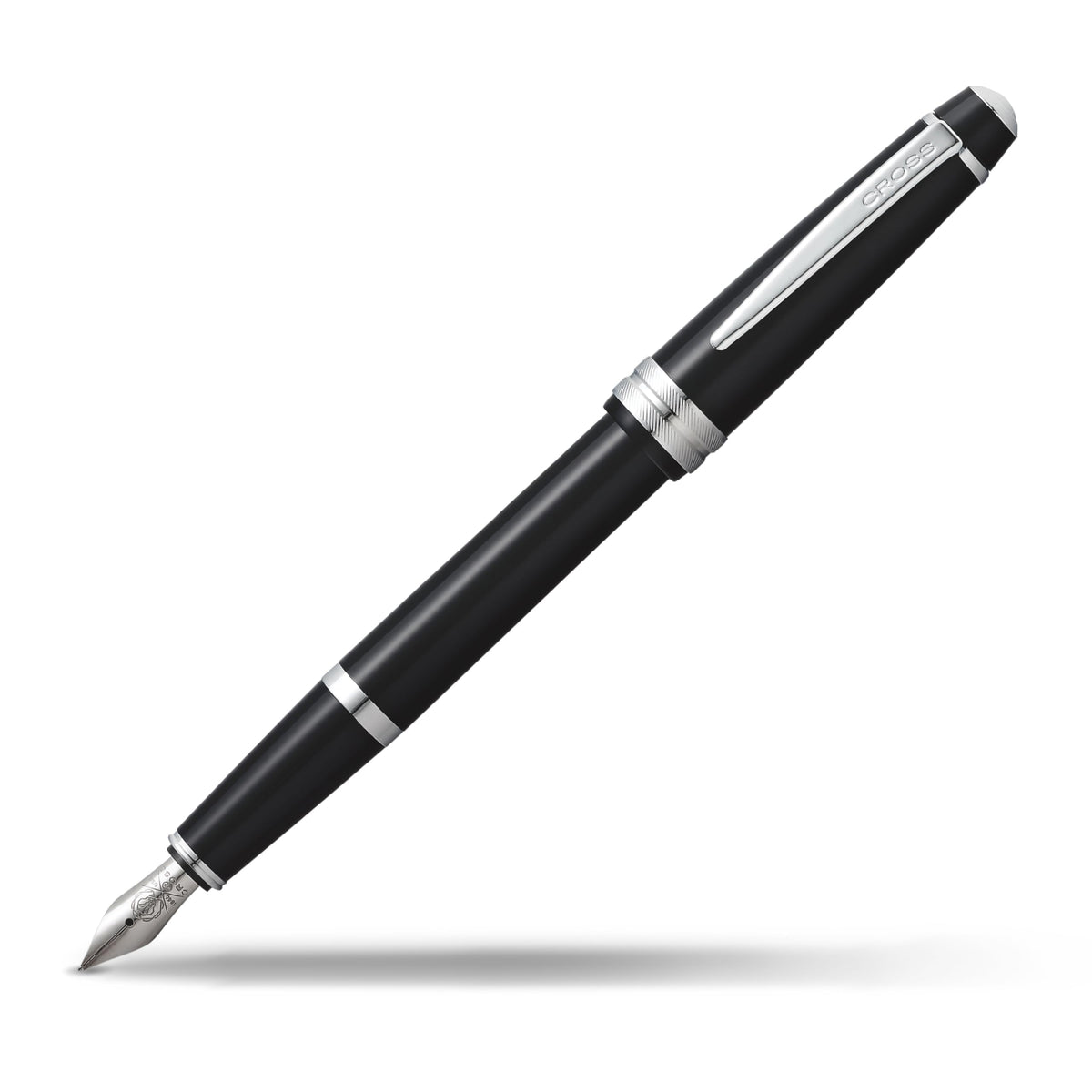 Cross Bailey Light Polished Blue Fountain Pen, Extra-Fine Nib