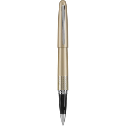 PILOT Metropolitan Collection Fountain Pen, Black Barrel, Classic Design, Medium Nib, Black Ink (91107)