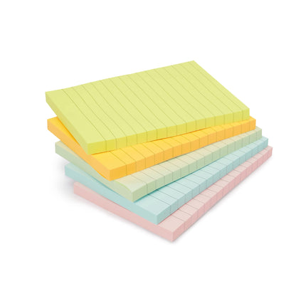 Amazon Basics Square Sticky Notes, Self-Stick Pads, 3 x 3 inches, Yellow, 5-Pack, 100 Sheets per Pad