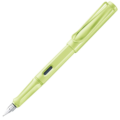 LAMY safari black - Fountain Pen with ergonomic grip & polished steel nib in size M - ideal for any Writing & Calligraphy - including LAMY T 10 blue cartridge - Right-Handed