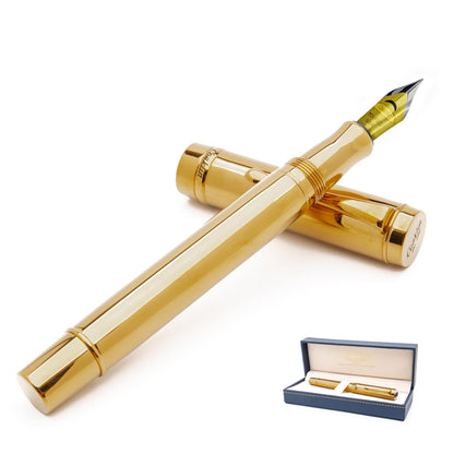 Conklin Duragraph Fountain Pen Ice Blue - 14K Omniflex Solid Gold Nib - Cool Blue Elegance & Superior Writing Performance - Ideal for Professionals