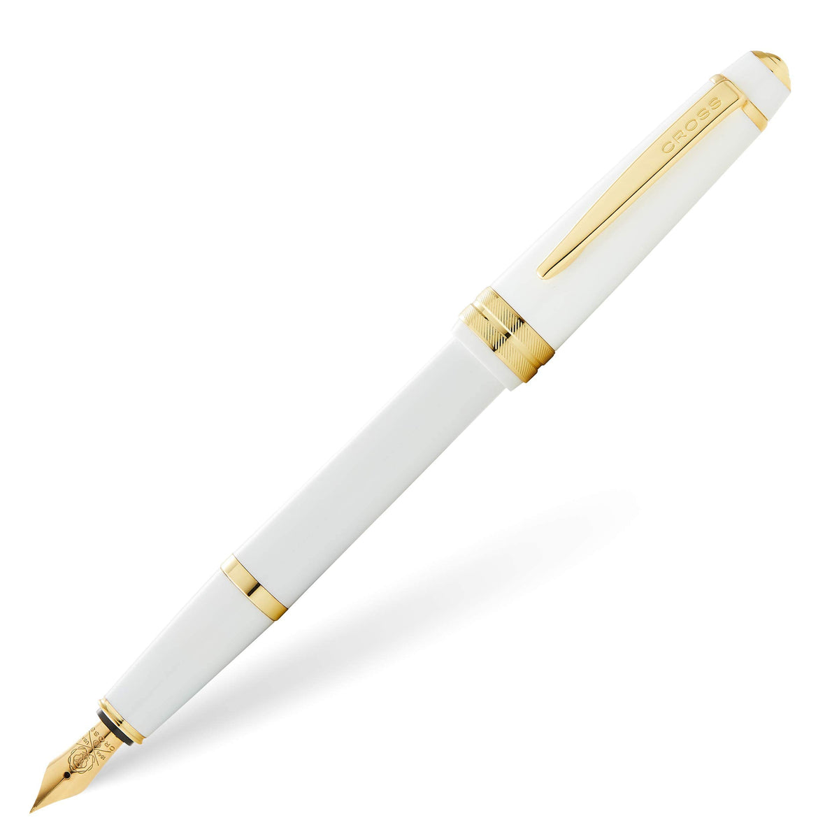 Cross Bailey Light Polished Blue Fountain Pen, Extra-Fine Nib