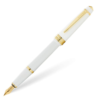 Cross Bailey Light Polished Blue Fountain Pen, Extra-Fine Nib