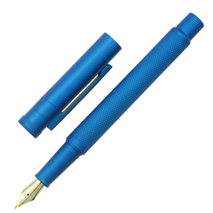 Hongdian 1861 Stainless Steel Fountain Pen Extra Fine Nib, Classic Design Smooth Writing Pen with Converter and Metal Pen Case Set