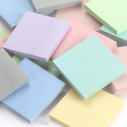 Sticky Notes 3x3 Inch, 8 Pads, Light Colors Self-Adhesive, 80 Sheets/Pad