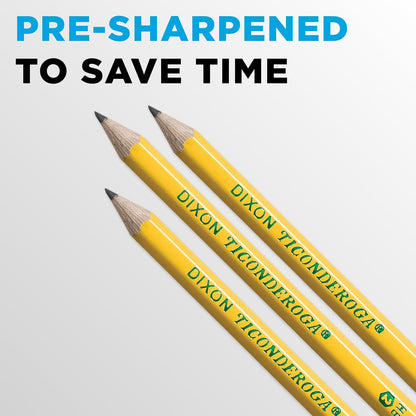 Ticonderoga Wood-Cased Pencils, Pre-Sharpened