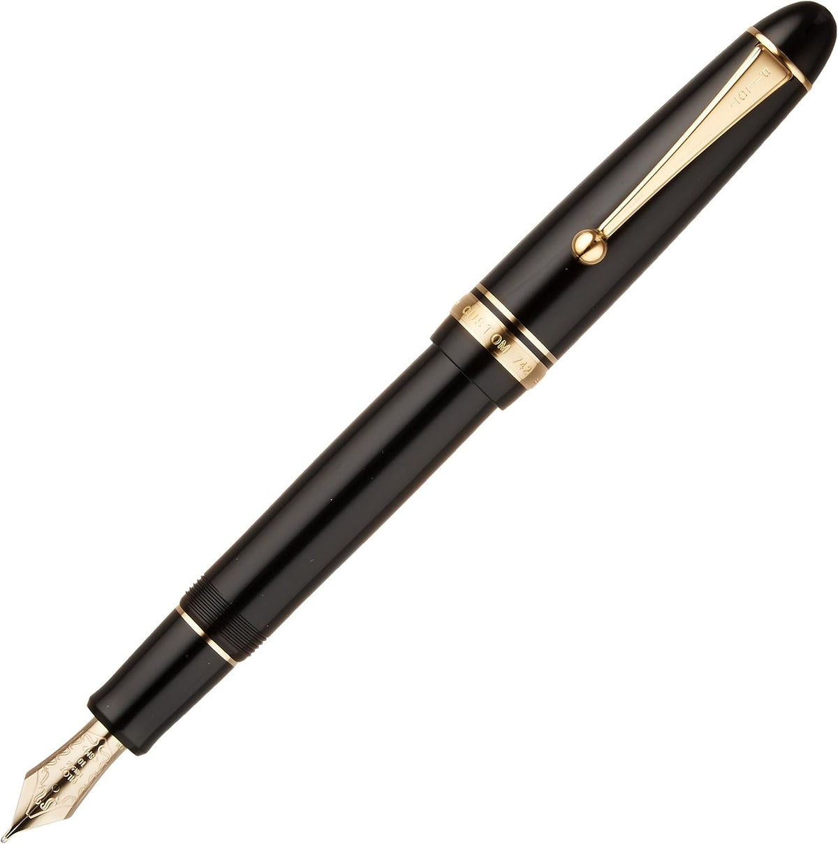 Pilot Fountain Pen Custom 742, Black Body, EF-Nib (FKK-2000R-B-EF)