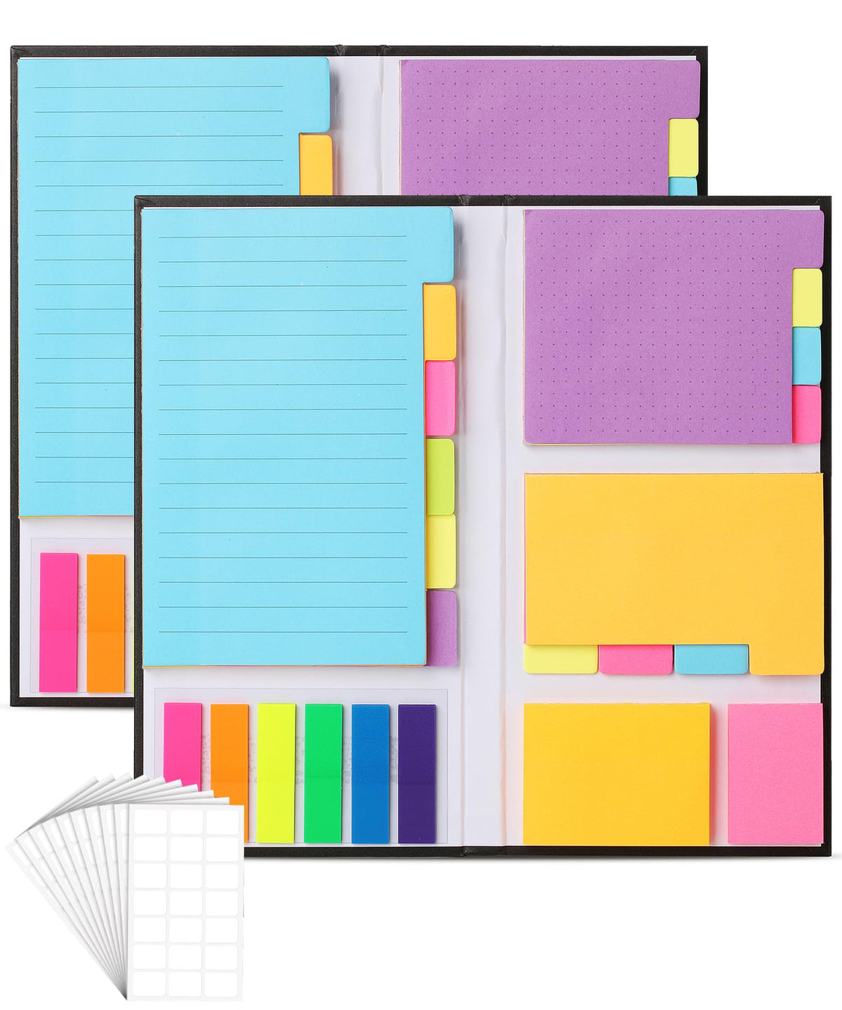 Mr. Pen- Sticky Notes Set, 410 Pack, Ruled, Dotted & Blank Notes