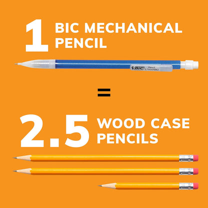 BIC Xtra-Sparkle Number 2 Mechanical Pencils, 24-Count Pack, 0.7mm Point