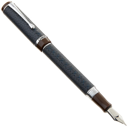 Conklin Duragraph Fountain Pen Ice Blue - 14K Omniflex Solid Gold Nib - Cool Blue Elegance & Superior Writing Performance - Ideal for Professionals
