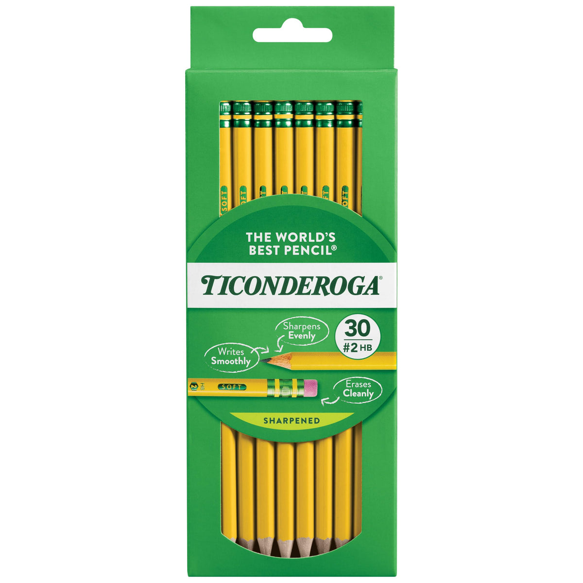 Ticonderoga Wood-Cased Pencils, Pre-Sharpened