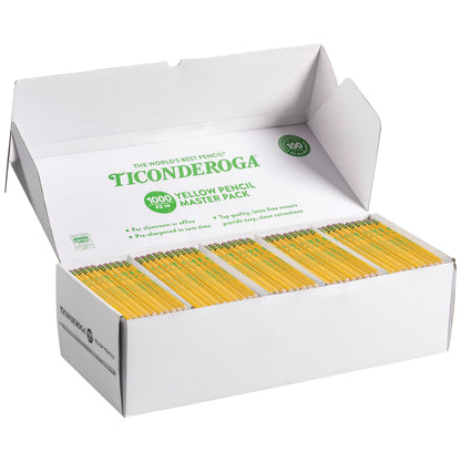 Ticonderoga Wood-Cased Pencils, Pre-Sharpened