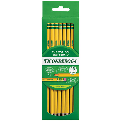 Ticonderoga Wood-Cased Pencils, Pre-Sharpened