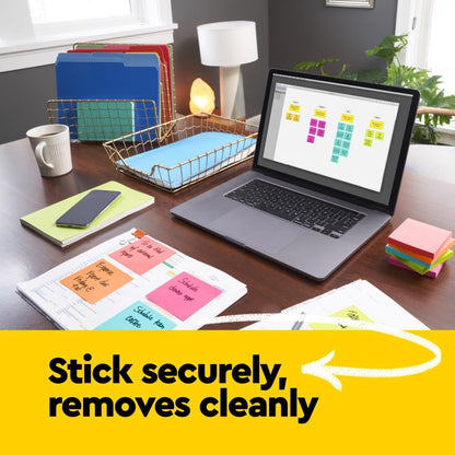 Post-it Notes, 1.38 x 1.88 in, Poptimistic Collection, 24 Pads