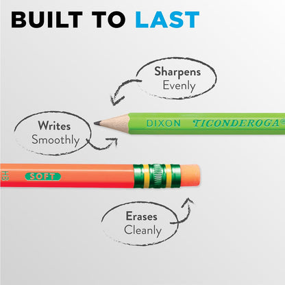 Ticonderoga Wood-Cased Pencils, Pre-Sharpened