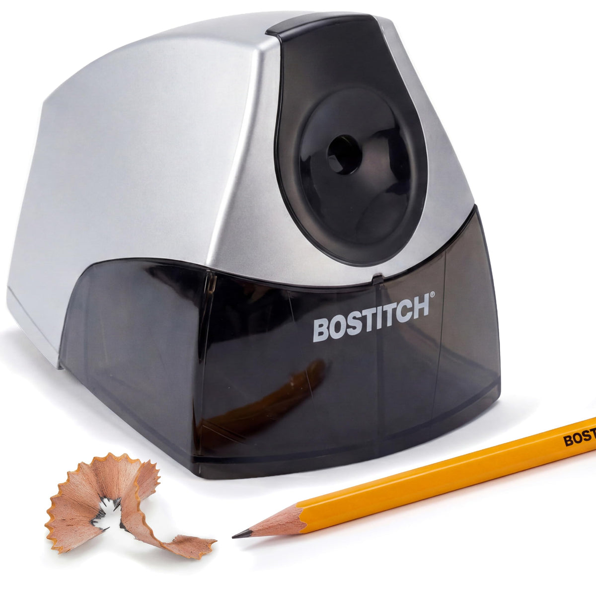 Bostitch Office Electric Pencil Sharpener, Heavy Duty, Stall-Free, Black