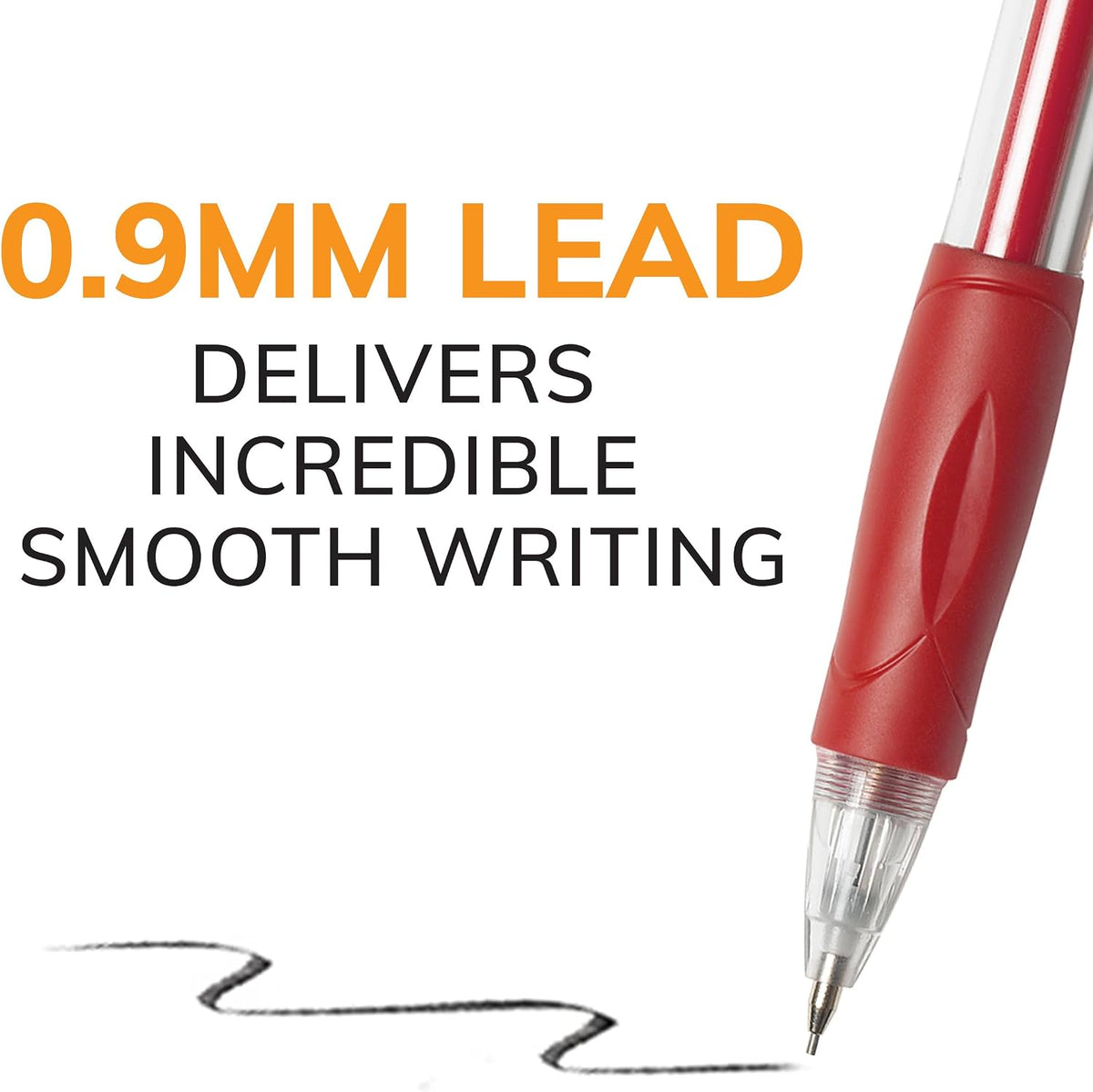 BIC Velocity Strong Lead Mechanical Pencils, Thick Point, 0.9mm, 5-Count