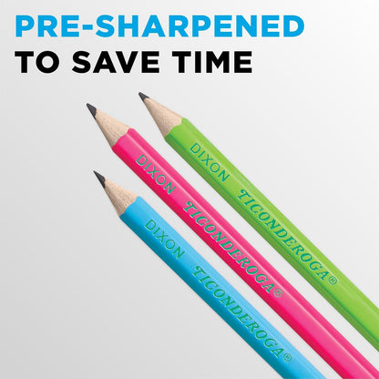 Ticonderoga Wood-Cased Pencils, Pre-Sharpened