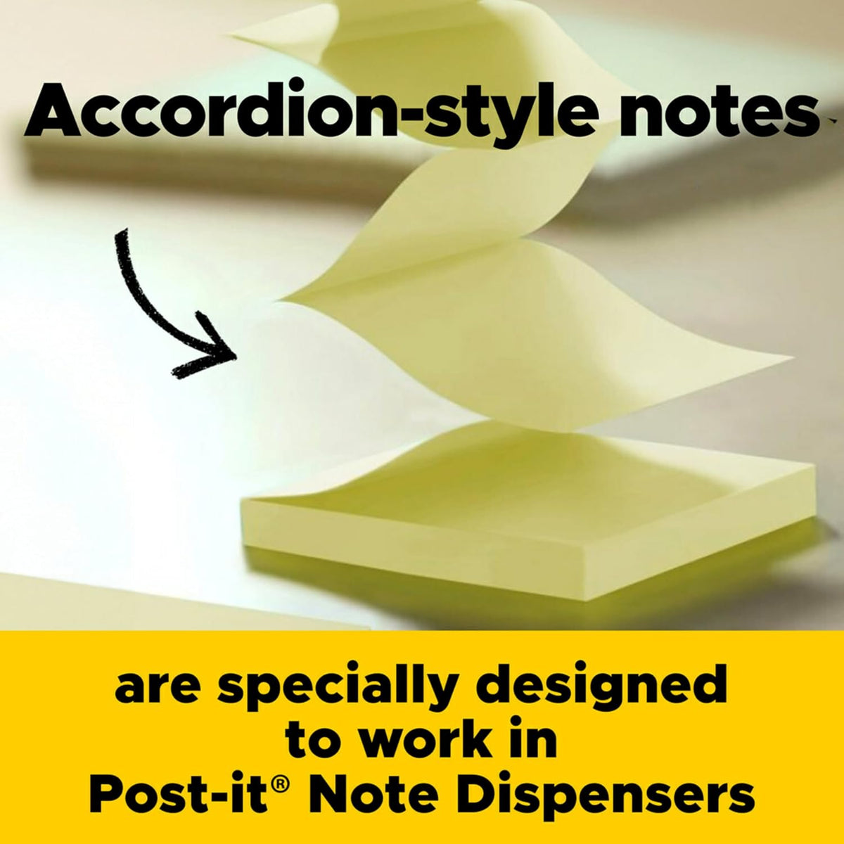 Post-it pop-up Notes, 3 x 3 in, Poptimistic Collection, 18 Pads