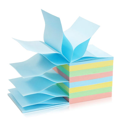 24 Pads Pop Up Sticky Notes 3x3 Refills 8 Bright Colors, 1920 Sheets
