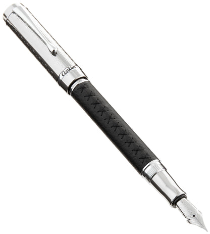 Conklin Duragraph Fountain Pen Ice Blue - 14K Omniflex Solid Gold Nib - Cool Blue Elegance & Superior Writing Performance - Ideal for Professionals