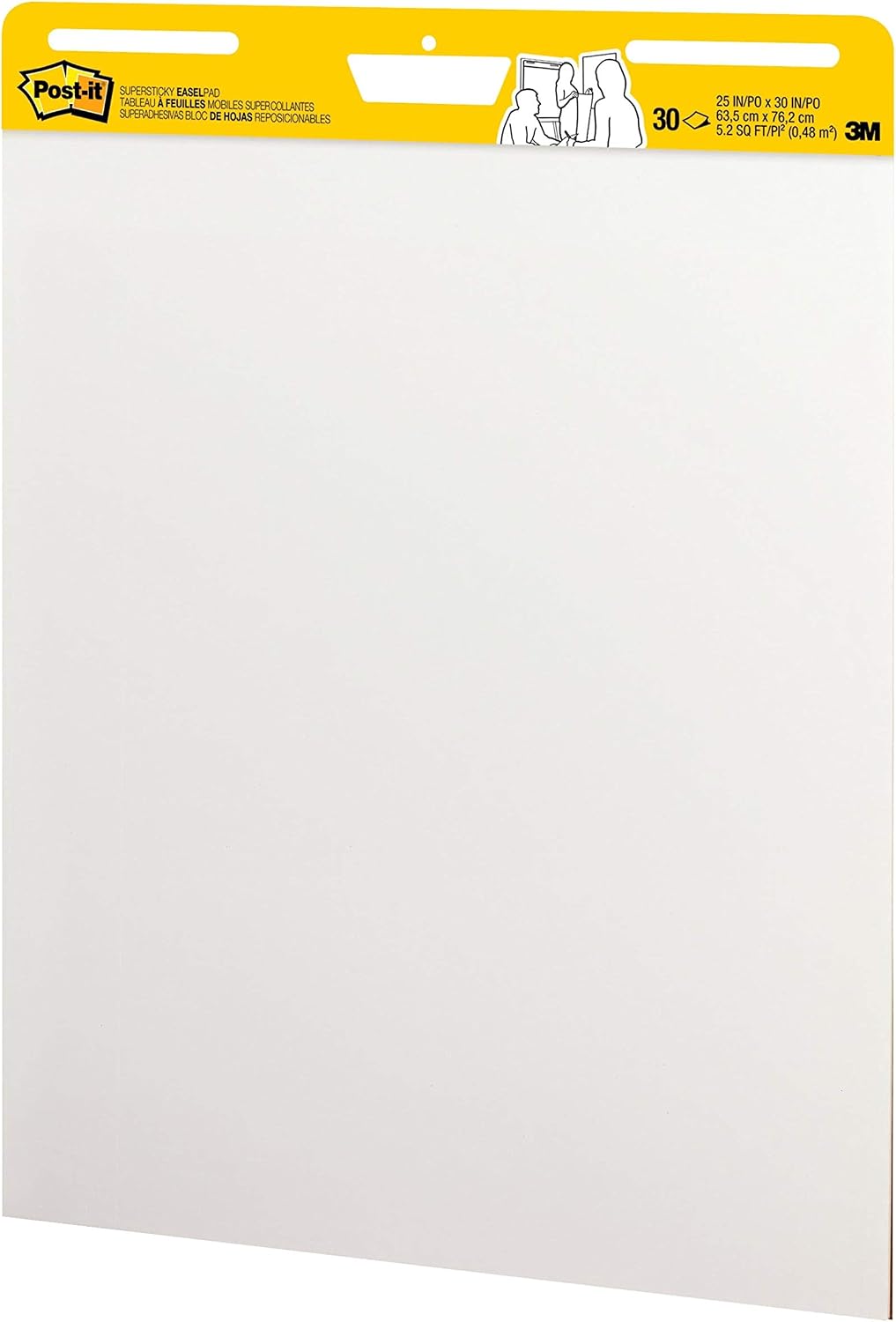 Post-it Super Sticky Easel Pad, 25 x 30 in, White, 2 Pads