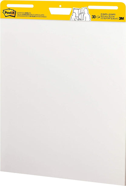 Post-it Super Sticky Easel Pad, 25 x 30 in, White, 2 Pads