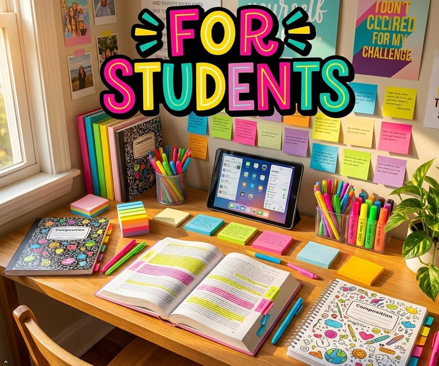 (24 Pads) Sticky Notes 3x3 Inches,Bright Colors Self-Stick Pads