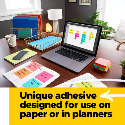 Post-it Pop-up Notes, 3 x 3 in, Poptimistic Collection, 12 Pads