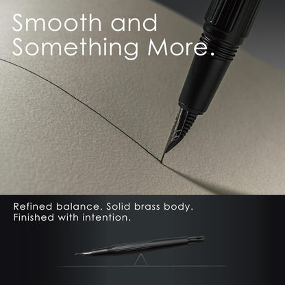 TAG Submarine Luxury Fountain Pen – TurbineDriven Refill, Gold-Plated Fine Nib, Elegant Writing Gift for Men & Women, Designed by Award-Winning Team