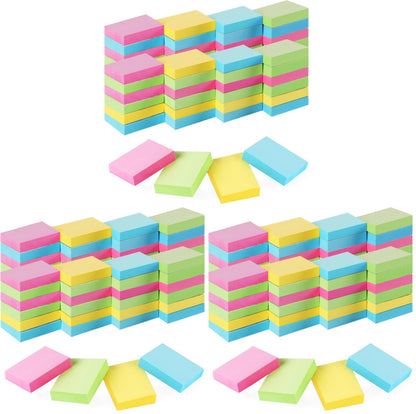Small Sticky Notes 1.5x2 in, 50 Pads, 100 Sheets/Pad, 4 Pastel Colors
