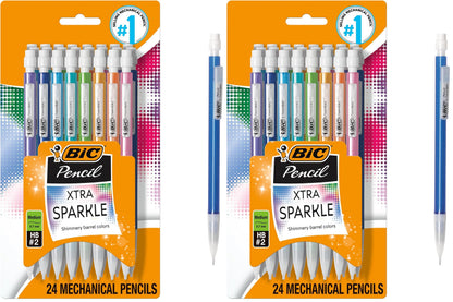 BIC Xtra-Precision Mechanical Pencils, Fine Point, 0.5mm, 24-Count Pack