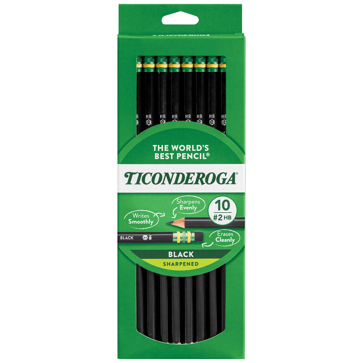 Ticonderoga Wood-Cased Pencils, Pre-Sharpened