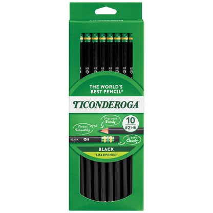 Ticonderoga Wood-Cased Pencils, Pre-Sharpened