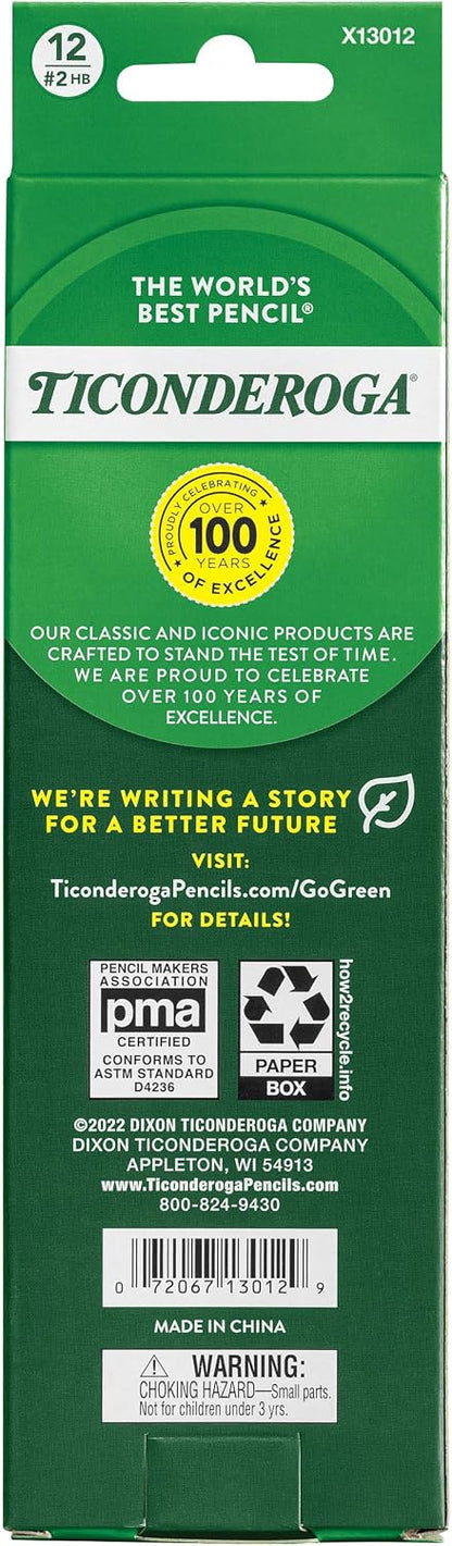 Ticonderoga My First Tri-Write Wood-Cased Pencils, Pre-Sharpened