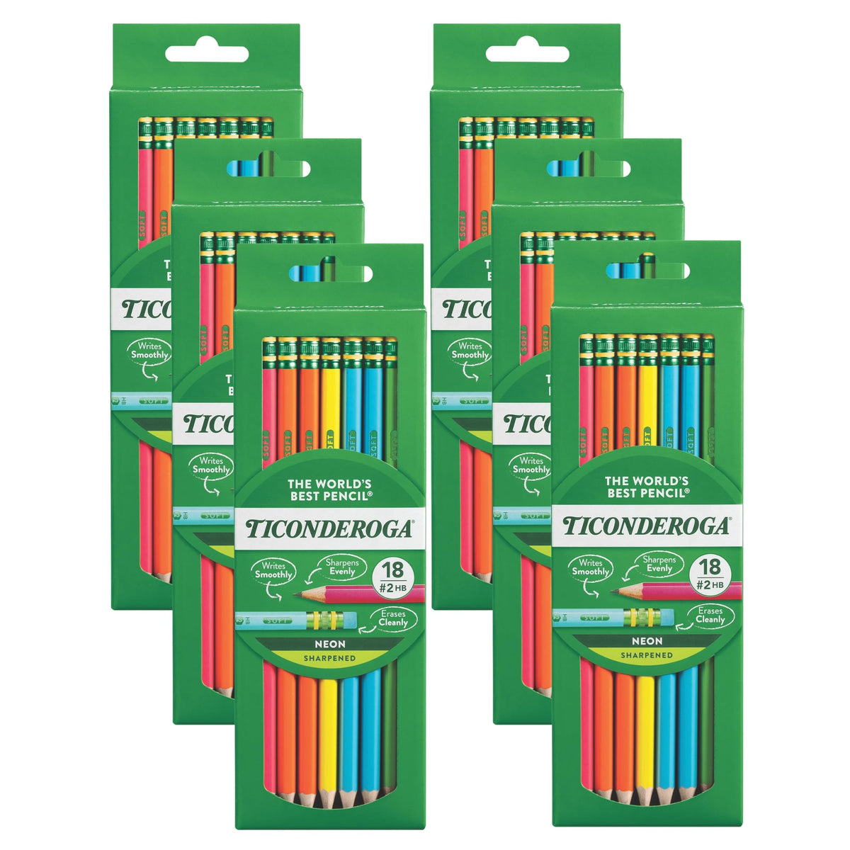 Ticonderoga Wood-Cased Pencils, Pre-Sharpened