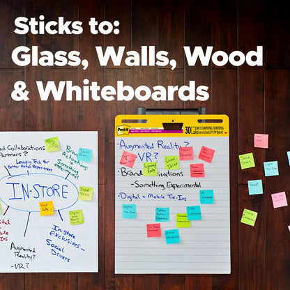 Post-it Super Sticky Easel Pad, 25 x 30 in, White Lined, 6 Pads